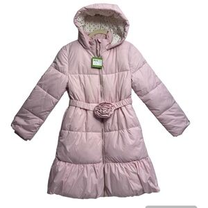 KATE SPADE Rosette Puffer Coat,‎ GIRLS SIZE 14